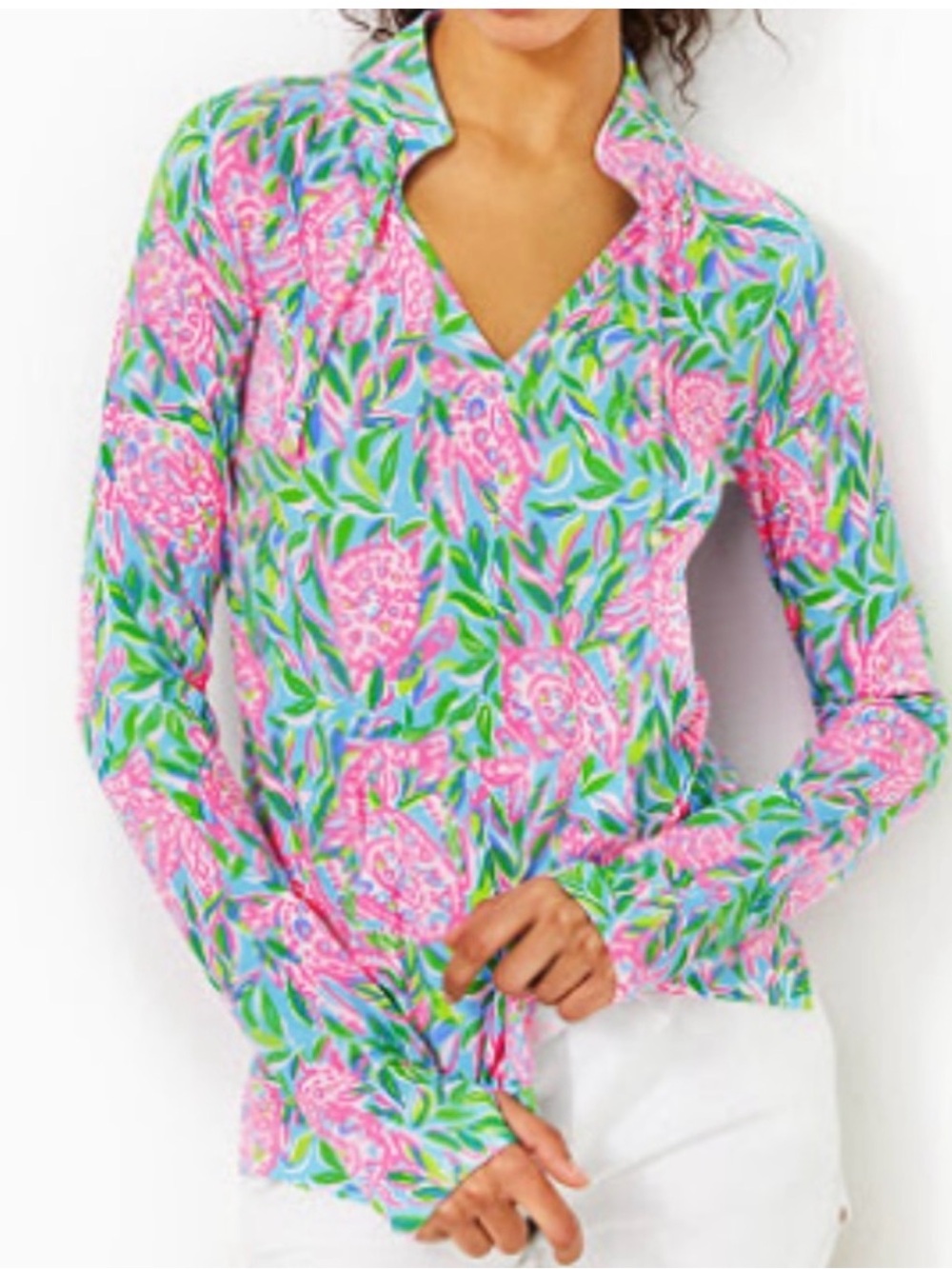 Lilly Pulitzer Cassi Popover, UPF 50 sz M